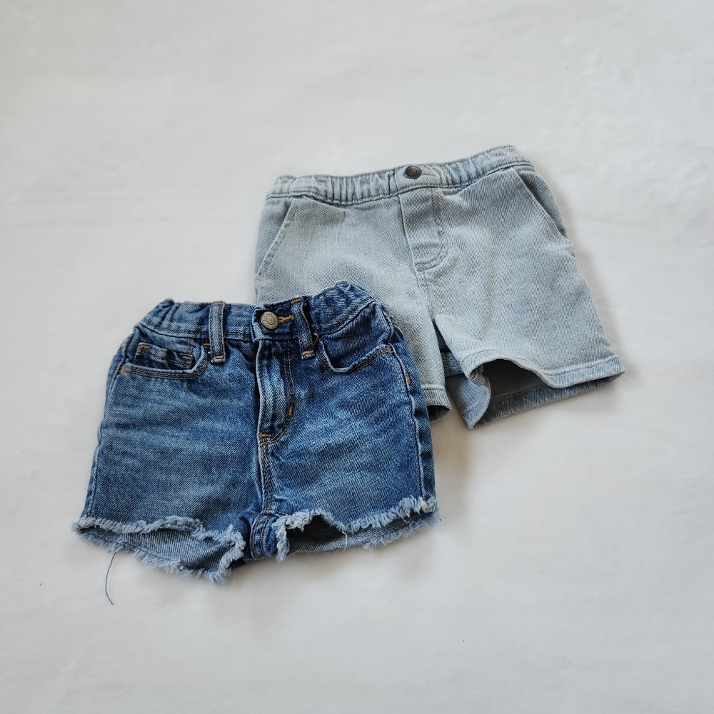 Jean Shorts Bundle, Girls Size 18 Months